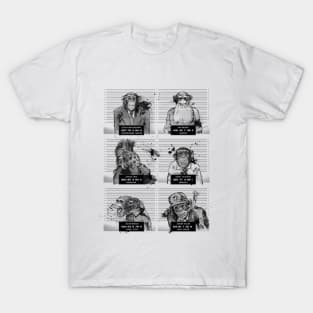 Mugshots monkeys T-Shirt